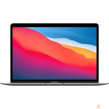 Ноутбук Apple MacBook Air 13-inch Late 2020 MGN63ZS/A (КЛАВ.РУС.ГРАВ.) Space Grey 13.3'' Retina {(2560x1600) M1 8C CPU 7C GPU/8GB/256GB SSD/рекоменд.переходник 11007065}