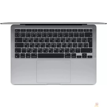 Ноутбук Apple MacBook Air 13-inch Late 2020 MGN63ZS/A (КЛАВ.РУС.ГРАВ.) Space Grey 13.3'' Retina {(2560x1600) M1 8C CPU 7C GPU/8GB/256GB SSD/рекоменд.переходник 11007065}-1