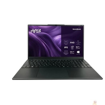 Ноутбук Hiper Workbook I151 FWBC151-I512HR16N5FABWPG Black 15.6