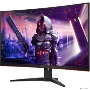 Монитор LCD AOC 31.5'' CQ32G2SE {VA 2560х1440 Curved 165Hz 300cd 178/178 3000:1 1ms D-Sub 2xHDMI DisplayPort 2x5W}-1