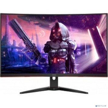 Монитор LCD AOC 31.5'' CQ32G2SE {VA 2560х1440 Curved 165Hz 300cd 178/178 3000:1 1ms D-Sub 2xHDMI DisplayPort 2x5W}-2