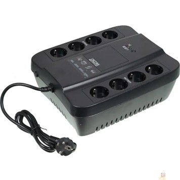 ИБП PowerCom SPD-650U ИБП {Line-Interactive, 650VA / 390W, Tower, Schuko, USB} (688275)-1