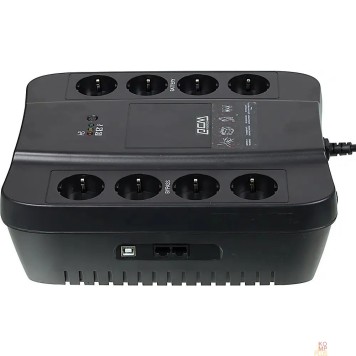 ИБП PowerCom SPD-650U ИБП {Line-Interactive, 650VA / 390W, Tower, Schuko, USB} (688275)-2