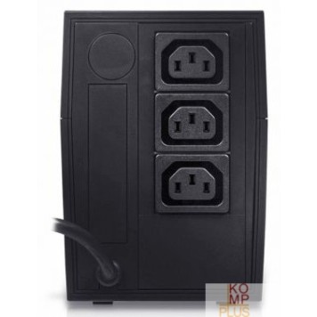 ИБП PowerCom Raptor RPT-800A ИБП {800 ВА/ 480 Вт, AVR, 3 xC13 с резервным питанием} (792804)-1