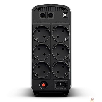 ИБП CyberPower CP900EPFCLCD ИБП {Line-Interactive, Tower, 900VA/540W USB/RJ11/45/USB charger A (6 EURO), 12В/9 Ач х 1}-1
