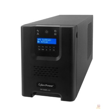 ИБП CyberPower PR1000ELCD ИБП {Line-Interactive, Tower, 1000VA/900W USB/RS-232/EPO/SNMPslot (8 IEC С13), 12В/12 Ач х 2}-2