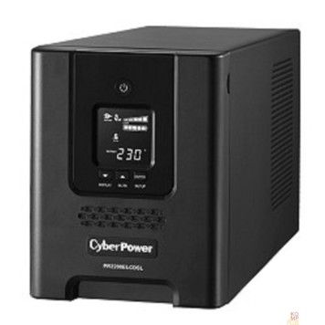 ИБП CyberPower PR2200ELCDSL ИБП {Line-Interactive, Tower, 2200VA/1980W USB/RS-232/EPO/SNMPslot (8 IEC С13, 1 IEC C19), 12В/9 Ач х 4}