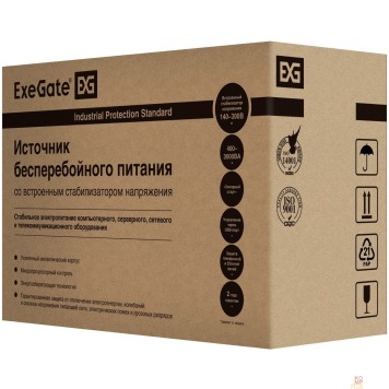ИБП Exegate EP212516RUS ИБП Exegate Power  Back BNB-800  <800VA, Black, 2 евророзетки>-2