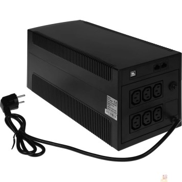 ИБП PowerCom Raptor RPT-1025AP ИБП {Line-Interactive, 1025VA / 615W, Tower, 6 xC13, USB} (295838)-2