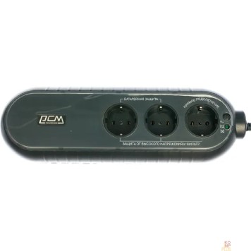 ИБП PowerCom WOW-300(A) ИБП {OffLine, 300VA/165W, Tower, 3xEURO} (41484)-2