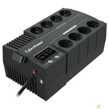 ИБП CyberPower BS650E NEW ИБП Line-Interactive, 650VA/390W USB, (4+4 EURO), 12В/5 Ач х 1 