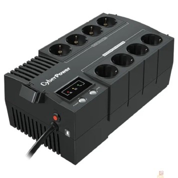 ИБП CyberPower BS850E NEW ИБП Line-Interactive, 850VA/480W USB, (4+4 EURO), 12В/5.5 Ач х 1 
