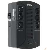 ИБП SVEN Источник бесперебойного питания SVEN UP-L1000E, с 6 выходными розетками (3 с питанием от батареи +3 сетевой фильтр) ИБП SVEN Источник бесперебойного питания SVEN UP-L1000E, с 6 выходными розетками (3 с питанием от батареи +3 сетевой фильтр)