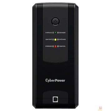 ИБП CyberPower UT1100EG ИБП {Line-Interactive, Tower, 1100VA/660W USB/RJ11/45 (4 EURO), 12В/5 Ач х 2}-1