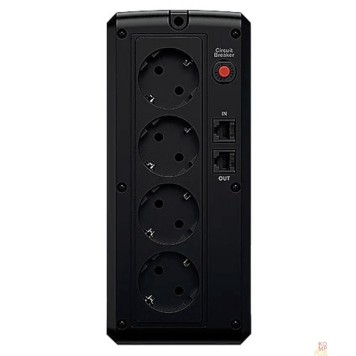 ИБП CyberPower UT1100EG ИБП {Line-Interactive, Tower, 1100VA/660W USB/RJ11/45 (4 EURO), 12В/5 Ач х 2}-2
