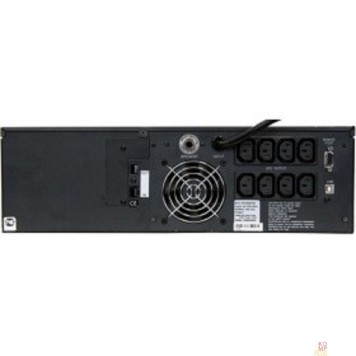 ИБП PowerCom King Pro RM KIN-2200AP LCD (3U) ИБП {Line-Interactive, 2200VA/1760W, Rack, 6х С13, Serial+USB, SmartSlot, RS-232} (1152608)-1