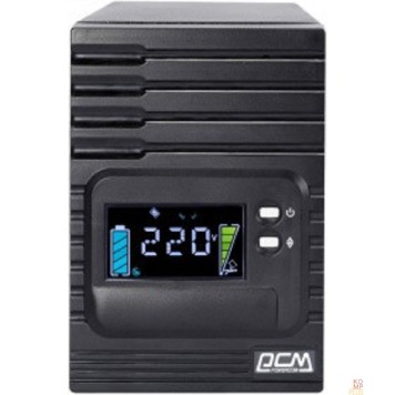 ИБП PowerCom Smart King Pro+ SPT-3000-II LCD ИБП {Line-Interactive, 3000VA/2400W,  Tower, 8 xC13 + 1 xC19, USB, SNMP Slot} (1152569)-1
