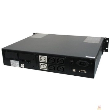 ИБП PowerCom King Pro RM KIN-1500AP LCD (2U) ИБП {Line-Interactive, 1500VA/1200W, Rack, 6х С13, Serial+USB, SmartSlot, RS-232} (1152600)-1