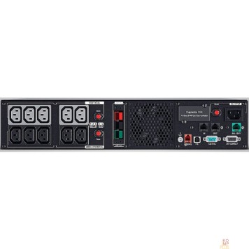 ИБП CyberPower PR1500ERTXL2U ИБП {Line-Interactive, 1500VA/1500W USB/RS-232/EPO/Dry/SNMPslot (10 х IEC С13) (12V / 9AH х 4) NEW}-1