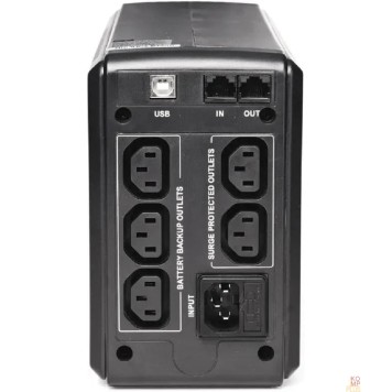 ИБП PowerCom Smart King Pro+ SPT-700-II ИБП {Line-Interactive, 700 ВА / 550 Вт, Tower, 3 xC13 с резервным питанием и 2 xC13 с фильтрацией, USB, USB} (1154033)-1