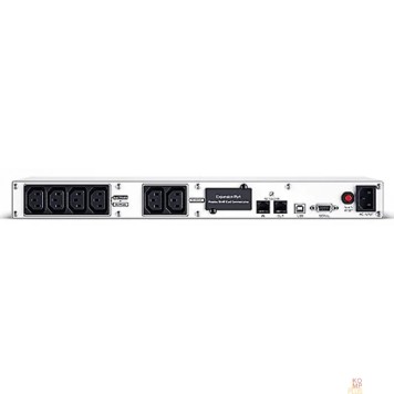 ИБП CyberPower OR600ERM1U ИБП {Line-Interactive, 600VA/360W USB/RS-232/SNMPslot /RJ11/45 (4+2 IEC С13), 6В/9 Ач х 2}-1