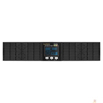 ИБП Exegate EP285647RUS ИБП On-line ExeGate PowerExpert ULS-2000.LCD.AVR.C13.USB.RS232.SNMP.2U <2000VA/2000W, On-Line, PF=1, LCD, 6*IEC-C13, RS232, USB, SNMP-slot, Rackmount 2U/Tower, Black>-1
