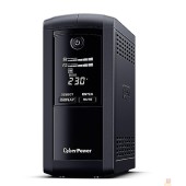 ИБП CyberPower VP700EILCD ИБП {Line-Interactive, Tower, 700VA/390W USB/RS-232/RJ11/45  (6 IEC С13), 12В/7 Ач х 1}
