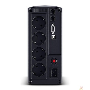 ИБП CyberPower VP1000ELCD ИБП {Line-Interactive, Tower, 1000VA/550W USB/RS-232/RJ11/45  (4 EURO), 12В/9 Ач х 1}-2