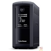 ИБП CyberPower VP1000EILCD ИБП {Line-Interactive, Tower, 1000VA/550W USB/RS-232/RJ11/45  (6 IEC С13), 12В/9 Ач х 1}
