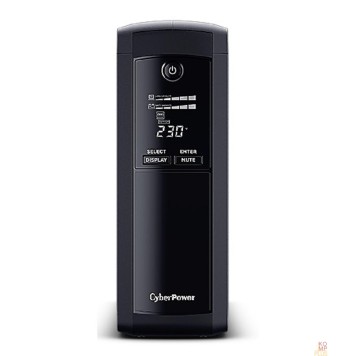 ИБП CyberPower VP1600EILCD ИБП {Line-Interactive, Tower, 1600VA/960W USB/RS-232/RJ11/45  (4 + 4 IEC С13), 12В/9 Ач х 2}-1