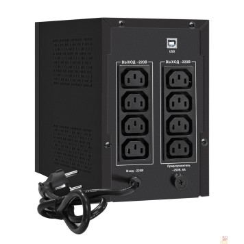 ИБП Exegate EP285500RUS ИБП ExeGate SpecialPro Smart LLB-1500.LCD.AVR.C13.RJ.USB <1500VA/950W, LCD, AVR, 6*IEC-C13, RJ45/11, USB, Black>-2