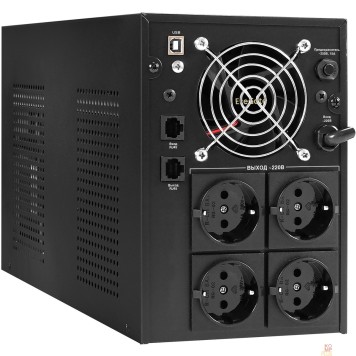 ИБП EXEGATE EP287660RUS ИБП SpecialPro Smart LLB-3000.LCD.AVR.EURO.RJ.USB <3000VA/1800W, LCD, AVR,4евро,RJ45/11,USB>-2