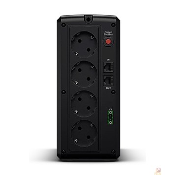 ИБП CyberPower UT1200EG ИБП {Line-Interactive, Tower, 1200VA/700W USB/RJ11/45/Dry Contact (4 EURO) NEW, 12В/5 Ач х 2}-1