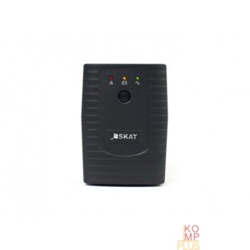 Бастион ИБП ИБП Бастион SKAT-UPS 800/400 (SKAT-UPS 800-LI-1x9) {Line-interactive, 800ВА/400Вт, на пол, 1x EURO + 1х C13, USB/ RJ-11, АКБ 1х 9Ач, МПТ} (454)-1