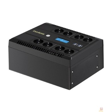 ИБП Exegate EX293858RUS ИБП ExeGate NEO Smart LHB-1000.LCD.AVR.8SH.CH.USB <1000VA/650W, LCD, AVR, 8*Schuko, USB, 4*USB-порта для зарядки, Black>