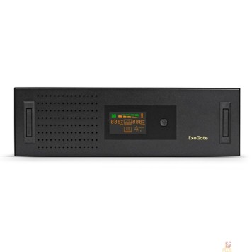 ИБП Exegate EX293852RUS ИБП ExeGate ServerRM UNL-3000.LCD.AVR.2SH.3C13.USB.3U <3000VA/1800W, Color LCD, AVR, 2*Schuko+3*C13, USB, 3U, установка в стойку, Black>-2