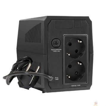 ИБП Exegate EX294612RUS ИБП ExeGate SpecialPro UNB-500.LED.AVR.2SH <500VA/300W, LED, AVR, 2*Schuko, Black>-1