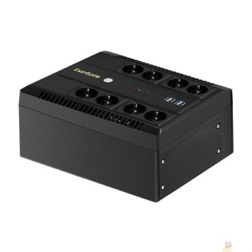 ИБП Exegate EX295011RUS ИБП ExeGate NEO NNB-650.LED.AVR.8SH.CH <650VA/390W, LED, AVR, 8*Schuko, 4*USB-порта для зарядки, Black>