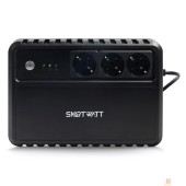Смартватт SMARTWATT UPS SAFE 800 {линейно-интерактивный, 800/480 ВА/Вт, напольный, LED индикация, Shuko CEE7/4 - 3 шт} Смартватт SMARTWATT UPS SAFE 800 {линейно-интерактивный, 800/480 ВА/Вт, напольный, LED индикация, Shuko CEE7/4 - 3 шт}