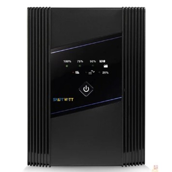 Смартватт SMARTWATT UPS UNI 850 {линейно-интерактивный, 850/500 ВА/Вт, напольный, LED индикация, Shuko CEE7/4 - 2 шт}