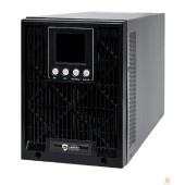 ИБП Сайбер Электро ИБП ЭКСПЕРТ-II-1000 {Онлайн, Напольное исполнение 1000ВА/900Вт USB/RS-232/SNMPslot (2 EURO + 1 IEC С13) (12В /7Ач. х 2)}