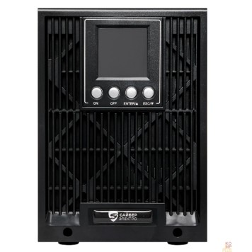 ИБП Сайбер Электро ИБП ЭКСПЕРТ-II-1000 {Онлайн, Напольное исполнение 1000ВА/900Вт USB/RS-232/SNMPslot (2 EURO + 1 IEC С13) (12В /7Ач. х 2)}-1