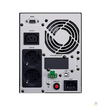 ИБП Сайбер Электро ИБП ЭКСПЕРТ-II-1000 {Онлайн, Напольное исполнение 1000ВА/900Вт USB/RS-232/SNMPslot (2 EURO + 1 IEC С13) (12В /7Ач. х 2)}-2