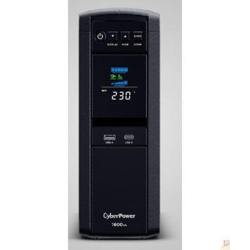ИБП CyberPower CP1600EPFCLCD  ИБП {Line-Interactive, Tower, 1600VA/1000W USB/RS-232/RJ11/45/USB/SNMPslot  charger A/С (6 EURO) 12В/9 Ач х 2  NEW}-2