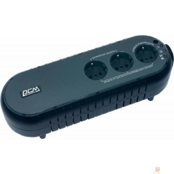 ИБП PowerCom WOW-500U ИБП {OffLine, 500VA / 250W, Tower, 3xEURO, USB} (37370)-2