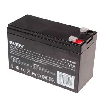 батареи Sven SV1270 (12V 7Ah) батарея аккумуляторная каждая батарейка в отдельном прозрачном пакете-2