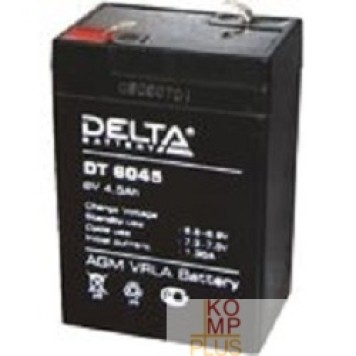 батареи Delta DT 6045 (4.5 А\ч, 6В) свинцово- кислотный аккумулятор  