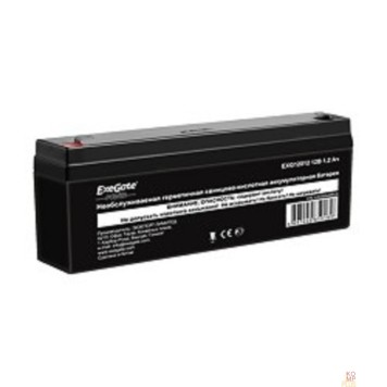 батареи Exegate EP249948RUS Аккумуляторная батарея DT 12012/EXG12012 (12V 1.2Ah, клеммы F1)
