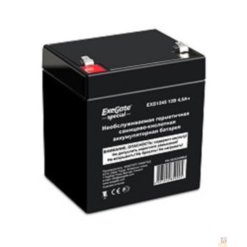 батареи Exegate ES252439RUS Аккумуляторная батарея DT 12045 (12V 4.5Ah, клеммы F1)