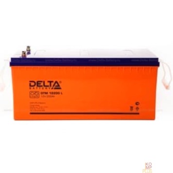 батареи Delta DTM 12200 L (200 А\ч, 12В) свинцово- кислотный аккумулятор  -1